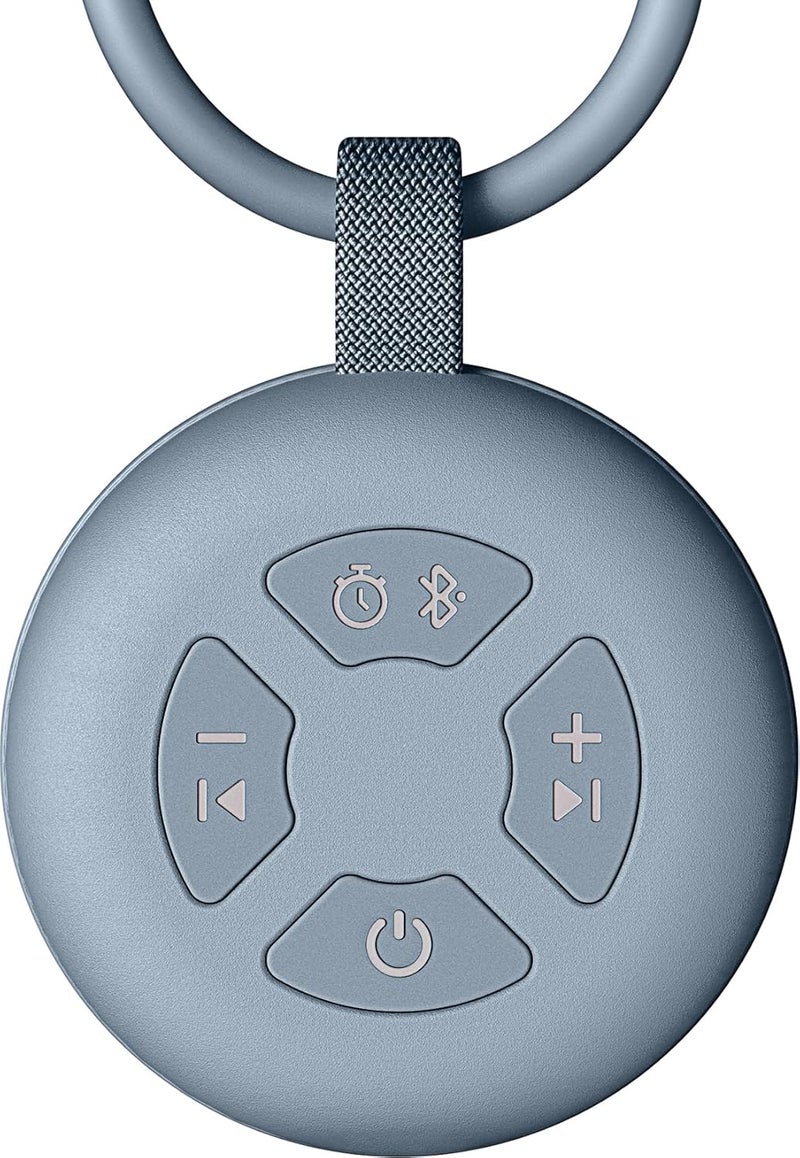 FENDALE Portable Sound Machine for Baby | White Noise | 12 Soothing Sounds | Noise Canceling for Travel, Office, Nursery | Baby Shower | Registry Gift | Sleep Soother for Babies Kids Adults | Slate - Image 1